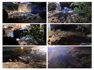 قلع و قمع 5 مورد بناي غير مجاز در اراضي کشاورزي بخش گتاب شهرستان بابل