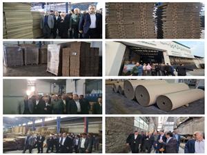 بازديد استاندار مازندران از شرکت پوياايش مازندران در شهرک صنعتي رجه