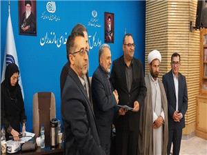 آيين تکريم و معارفه سرپرست جديد معاونت اداري و پشتيباني ادارهکل آموزش فني و حرفهاي مازندران