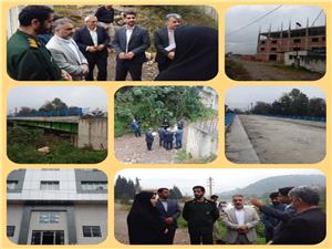 بازديد ميداني مديرکل راه و شهرسازي مازندران از پروژههاي عمراني سوادکوه شمالي