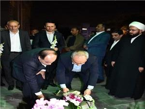 آغاز سفر وزير جهاد کشاورزي به آذربايجانشرقي با اداي احترام به شهيدان