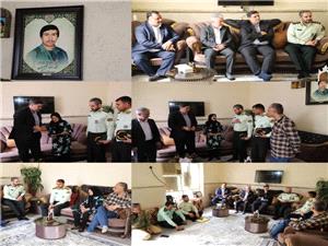 ابلاغ سلام مقام معظم رهبري به خانواده شهيد جليليان