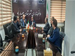 ديدار سرپرست ادارهکل غله مازندران با فرماندار جويبار