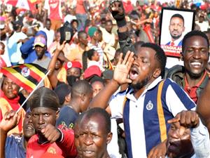 ادعای حمله امنیتی به نامزد معترض انتخابات اوگاندا در شمال کشور