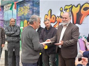 تقدير از رانندگان قانونمدار منطقه 2 به مناسبت روز ملي حملونقل