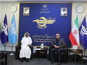 ديدار سازنده رئيس سازمان هواپيمايي کشوري با سفير قطر در ايران