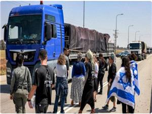 ممانعت شهرکنشينان از ورود کمکهاي بشردوستانه به غزه