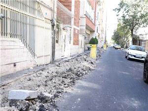 اجراي تکجدول براي خانههاي بيحريم؛ کوچه تهراني2 منطقه 12 در مسير انسان محور