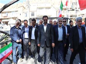 بازديد معاون وزير راه و شهرسازي از پروژه احداث کمربندي ايلخچي و محور اسکو به روستاي کندوان