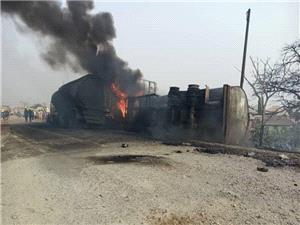 انفجار تانکر سوخت در نيجريه جان 29 نفر را گرفت