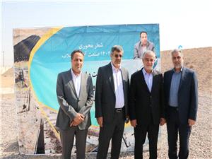 افتتاح مخزن 15 هزار متر مکعبی شهید موسوی یزد با حضور جوکار
