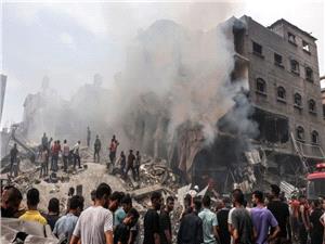 حمله پهپادی ارتش اشغالگر به اردوگاه پناهندگان در غزه