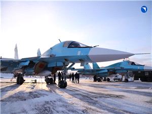 الجیش الروسی یحصل على دفعه من قاذفات "سو-34" المعدّله