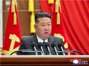 Kim Jong Un touts defense policy, overseas troop deployment at key party meeting