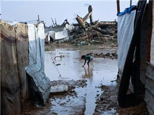 Gaza civil defence says 13 dead as heavy rains batter territory