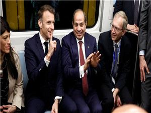 السیسی یطلب من ماکرون زیاده الضغط الدولی على إسرائیل لوقف انتهاکاتها