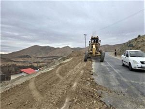 طرح تعريض قوس محور دستجرد - تفرش، محدوده روستاي فوجرد عملياتي شد