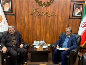 ديدار اميد کريميان با رئيس سازمان بهزيستي کشور/بررسي افزايش سهميه مسکن خانوارهاي داراي دو معلول