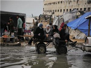 Why are Gaza’s war-damaged homes collapsing in winter?