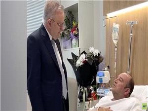 رئیس وزراء أسترالیا ألبانیز: کان شرفا عظیما لی أن ألتقی بأحمد الأحمد (فیدیو)