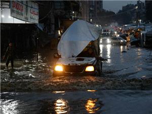 Fresh rains flood streets in war-scarred Gaza