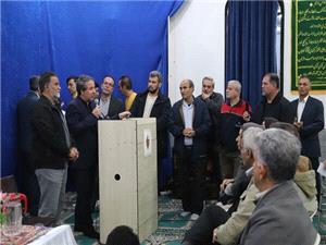 برپايي ميز خدمت ادارهکل راه و شهرسازي استان البرز در شهرک پيام ماهدشت