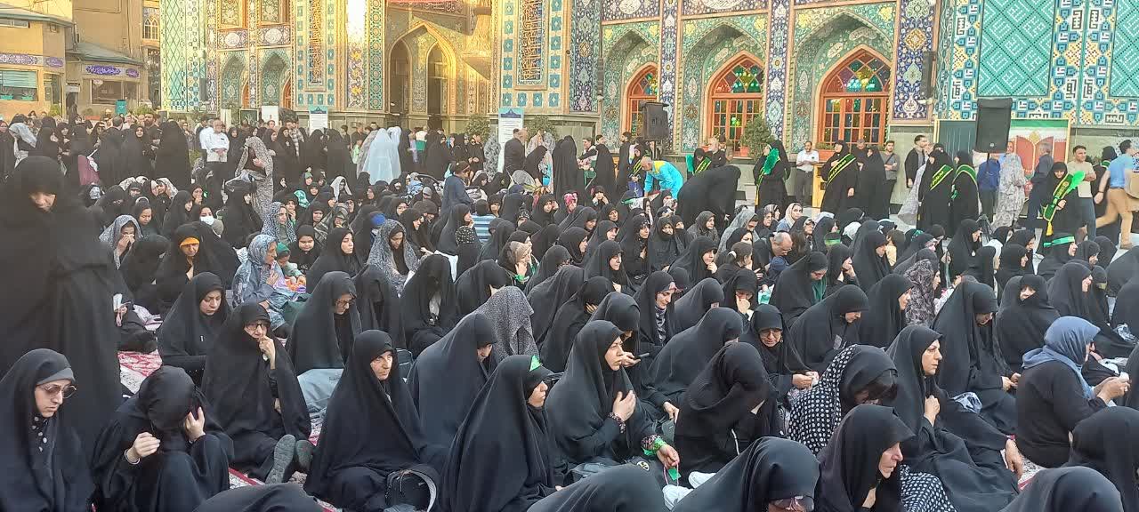 اجتماع باشکوه بانوان عزادار «در پناه نور» در امامزاده صالح(ع) تجريش برگزار شد+تصاوير- بخش چهارم