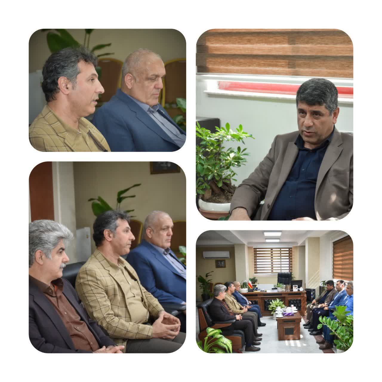 ديدار رئيس جديد اداره مخابرات بابلسر با فرماندار شهرستان بابلسر