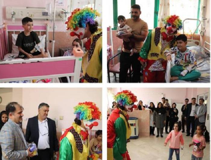 خلق روز شاد در بخش کودکان بيمارستان شهيد مدرس در قالب “مهر کودکي”