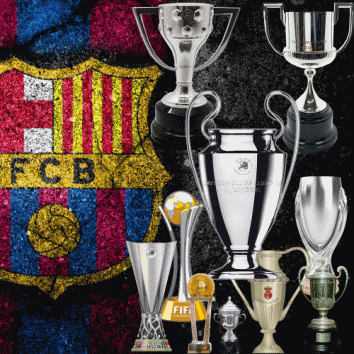 بازیکنان فوتبال با لباس بارسلونا چند جام بدست آوردند؟