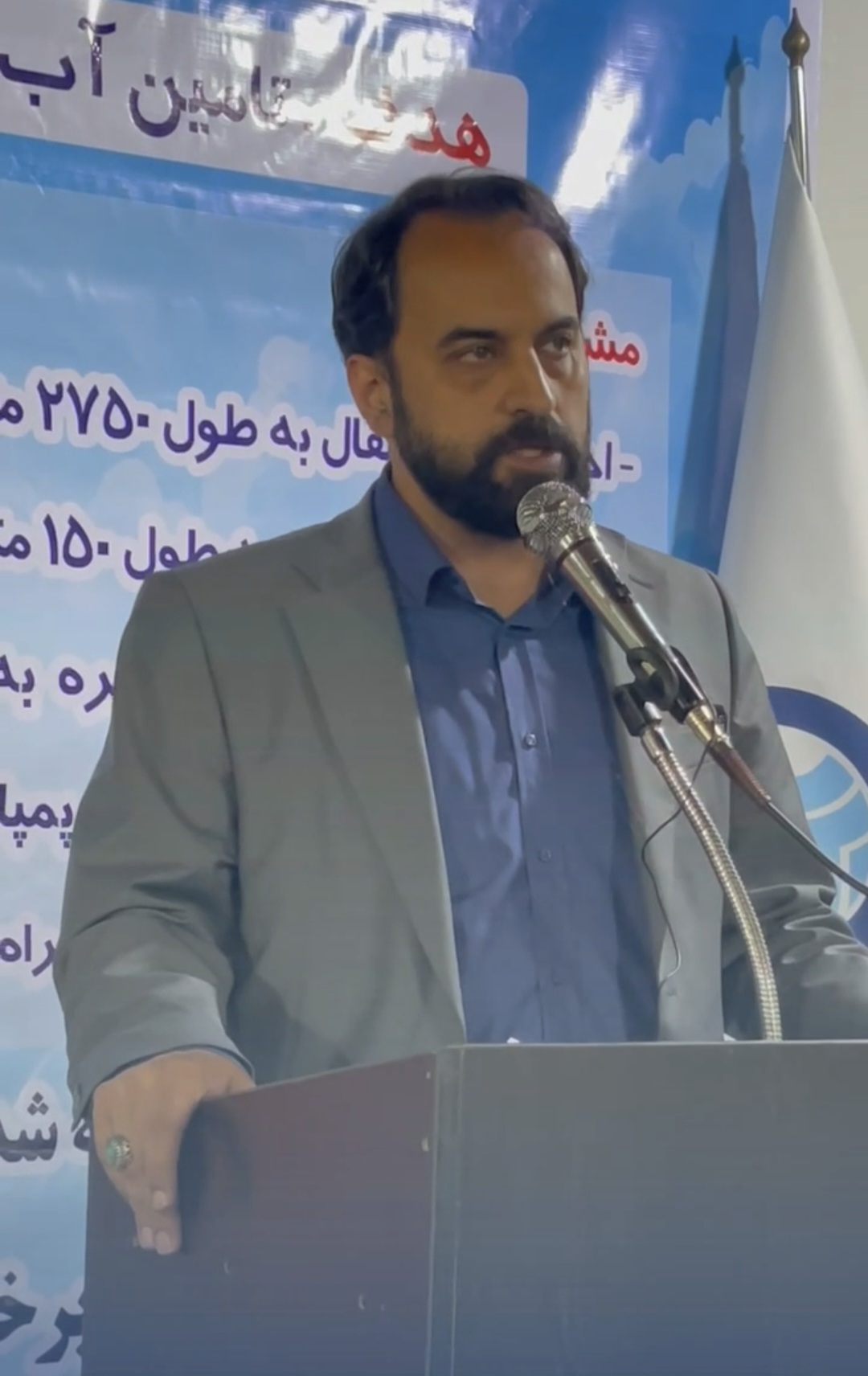 آب رساني به روستاي پالند با حضور دکتر علي کشوري،گامي ديگردر مسير توسعه عدالت محور