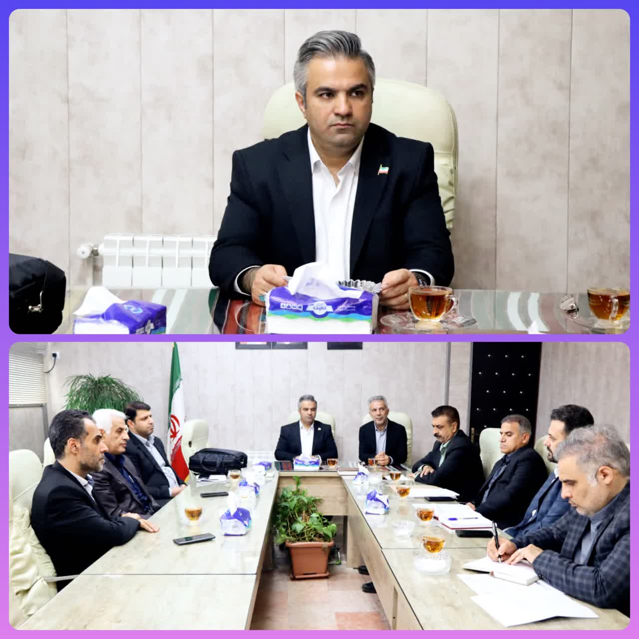 برگزاري جلسه مجمع خيرين و امور مالياتي قائم‌شهر به رياست فرماندار شهرستان