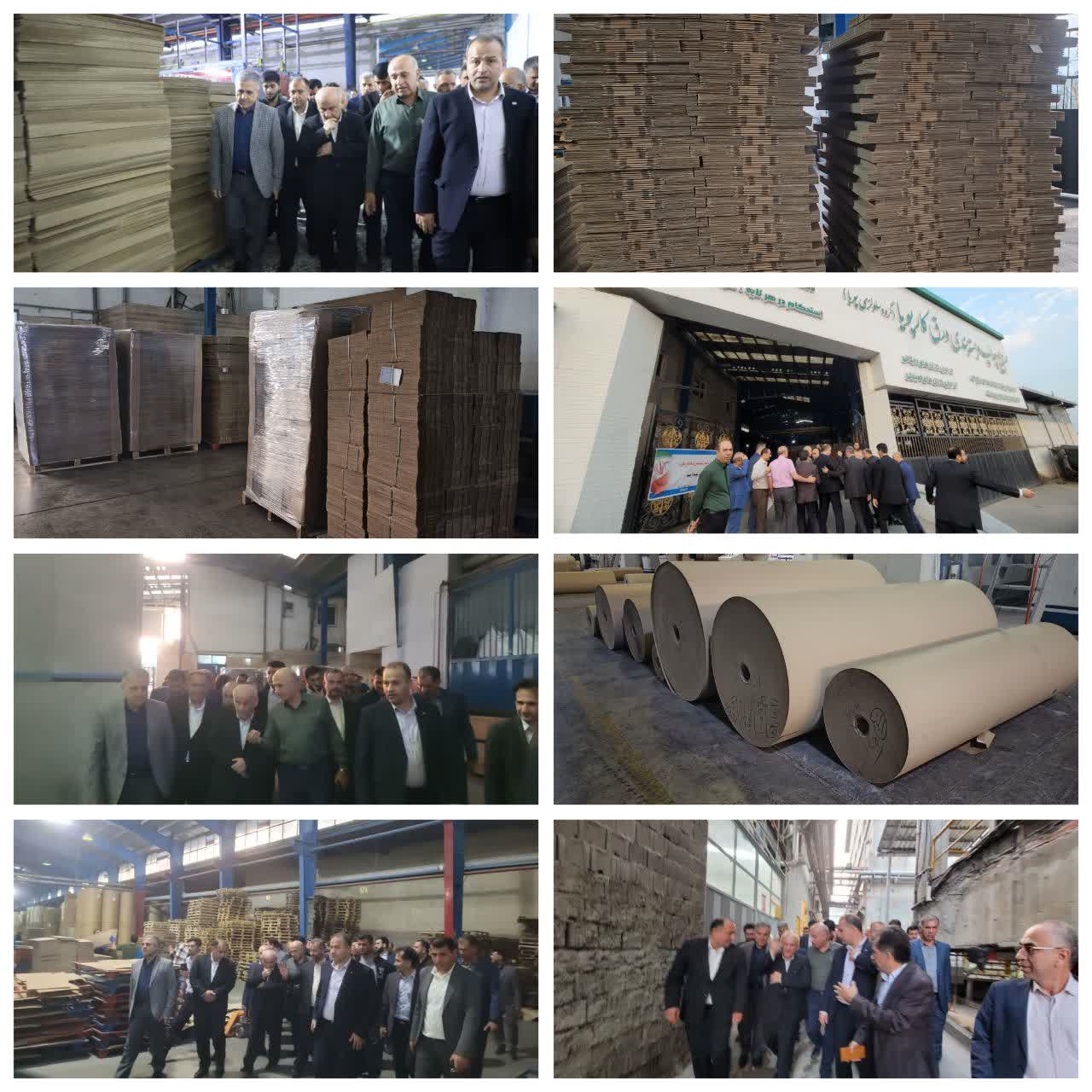 بازديد استاندار مازندران از شرکت پوياايش مازندران در شهرک صنعتي رجه