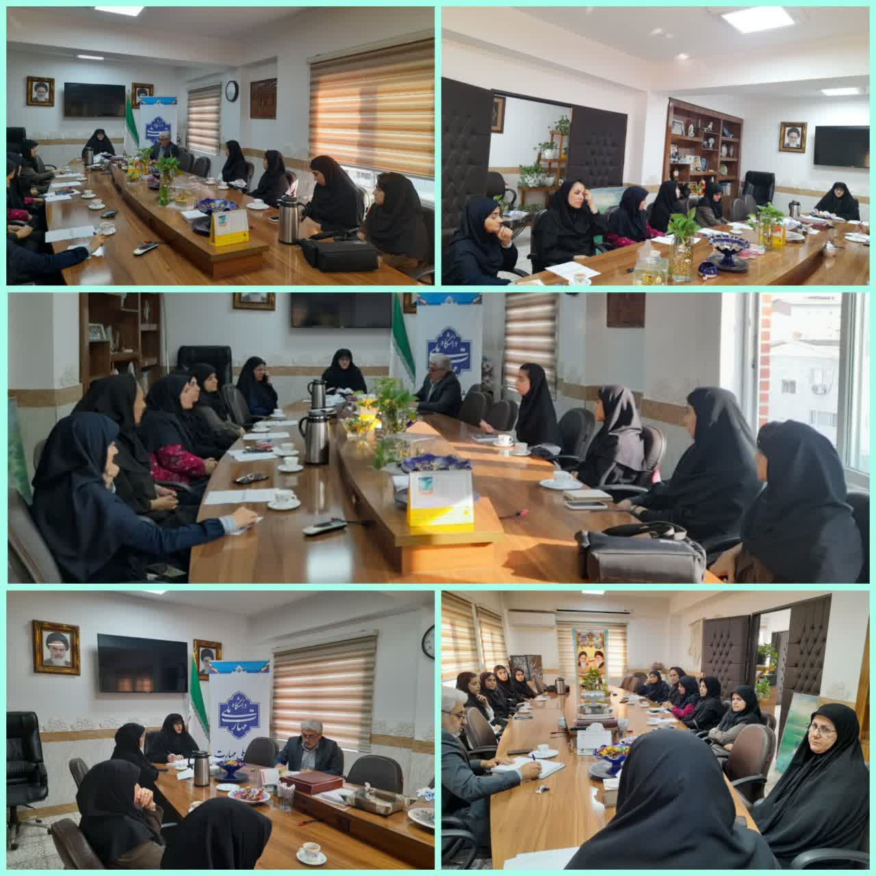 برگزاري جلسه بررسي فرصتها، تهديدات، نقاط قوت و ضعف در آموزشکده ملي مهارت دختران بابل