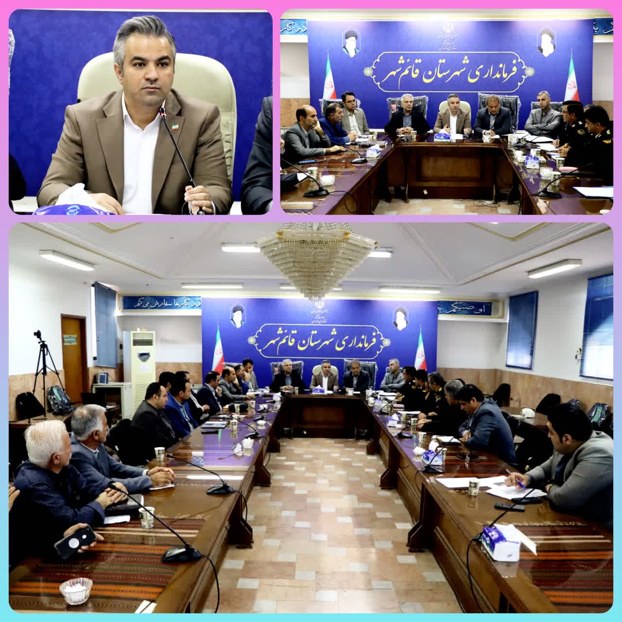 بررسي مسائل ترافيکي قائم‌شهر در نشست کارگروه شوراي ترافيک به رياست فرماندار شهرستان