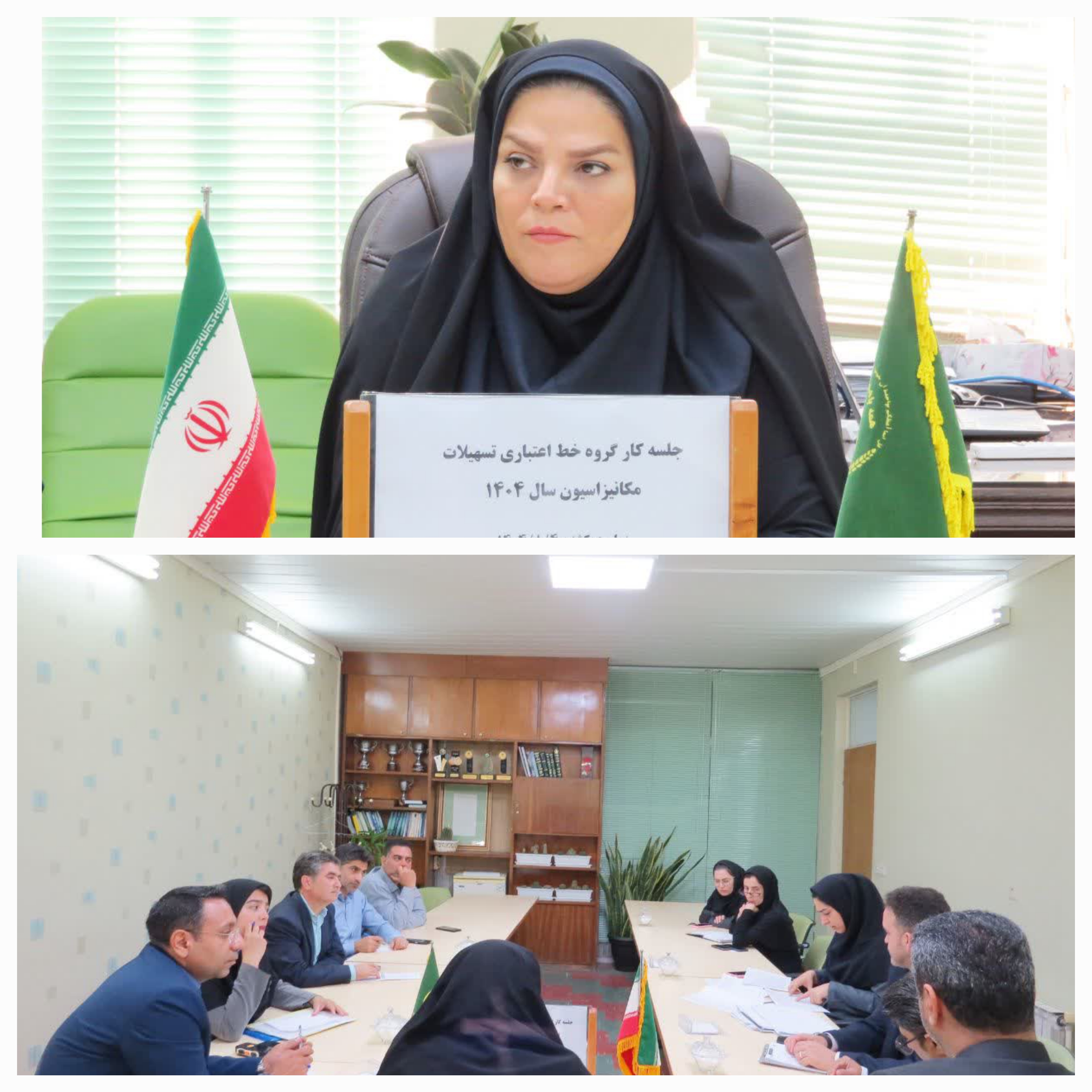 برگزاري جلسه کارگروه خط اعتباري تسهيلات مکانيزاسيون در قائم شهر