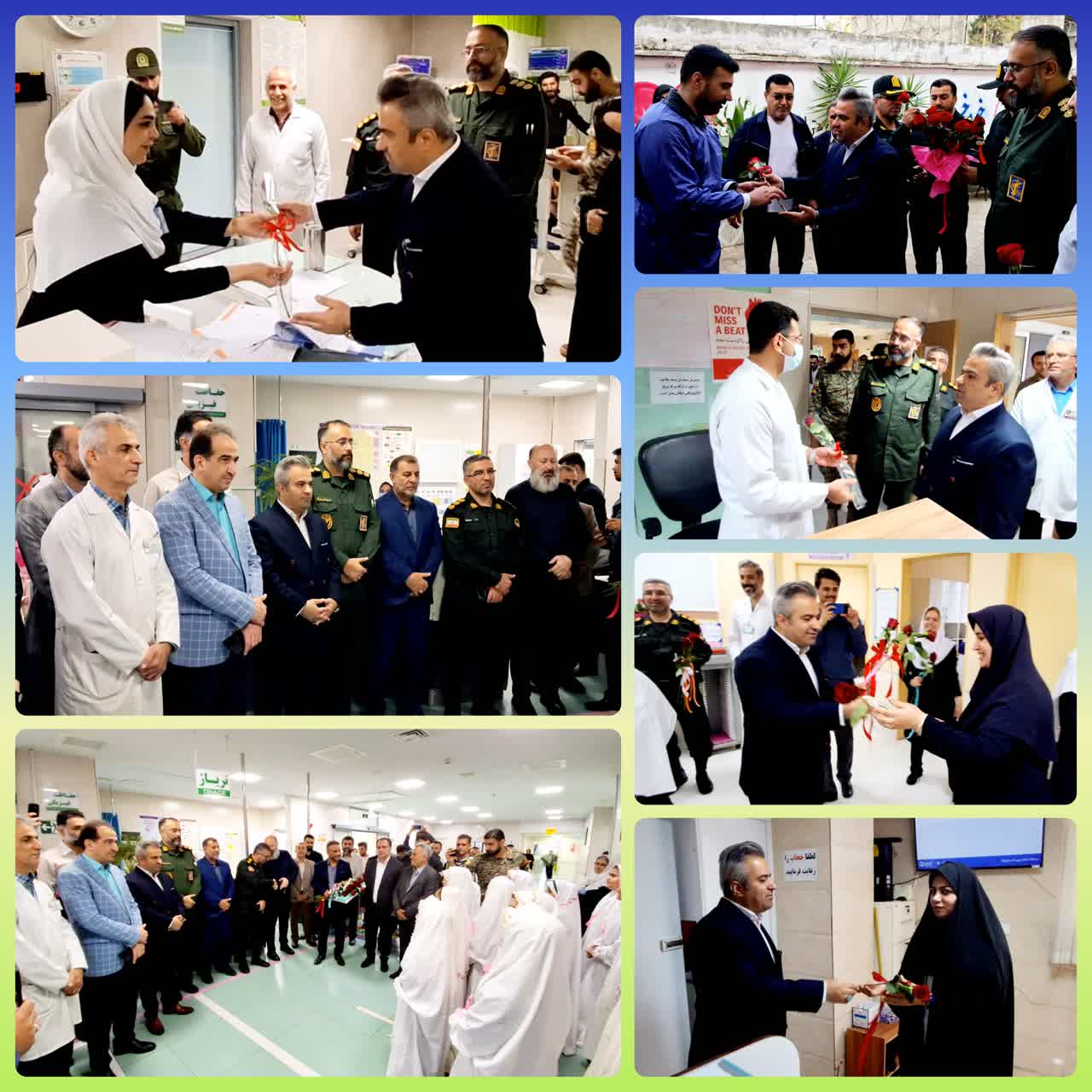 تقدير فرماندار قائم‌شهر از پرستاران به مناسبت ميلاد حضرت زينب(س) و روز پرستار