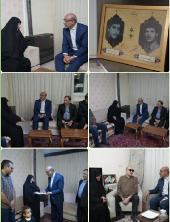 تجديد ميثاق استاندار کرمانشاه با آرمان‌هاي شهدا در آستانه 13 آبان