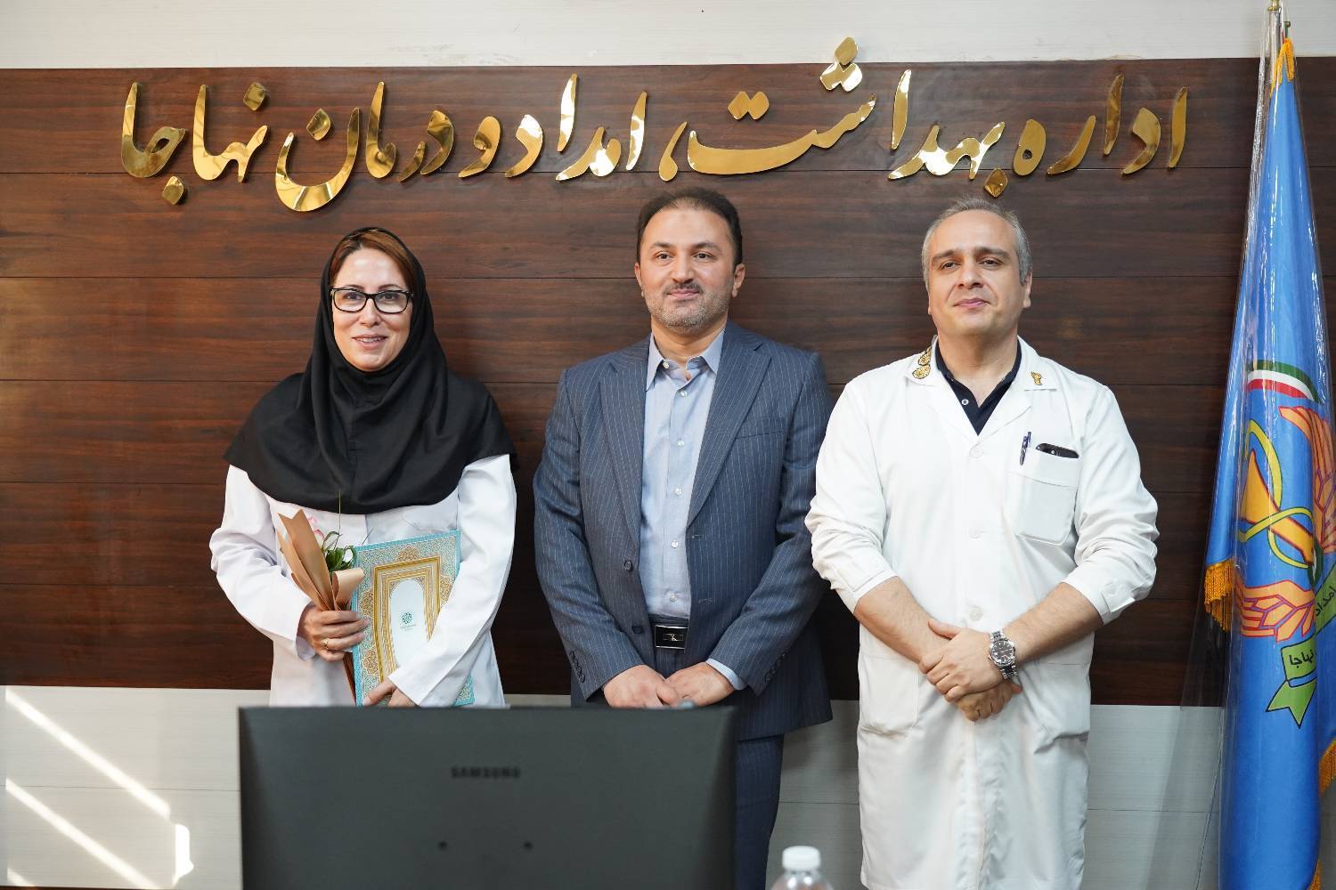 تجليل از فرشتگان سفيدپوش منطقه 14