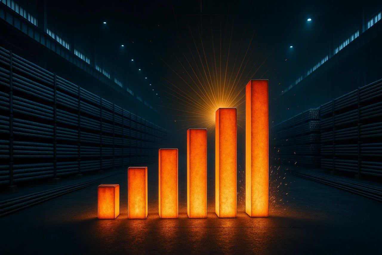 رکورد تاريخي فروش ماهانه مجتمع فولاد خراسان شکسته شد