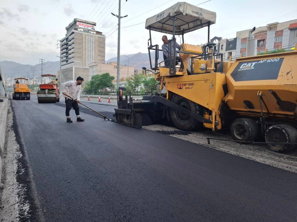 افزايش 130 درصدي آسفالت معابر منطقه يک، طي دوره ششم مديريت شهري