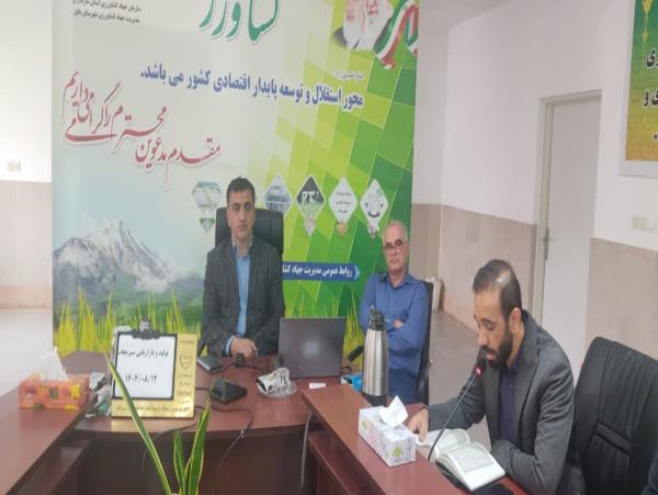 برگزاري کارگاه آموزشي توليد و بازاريابي سبزيجات در بابل