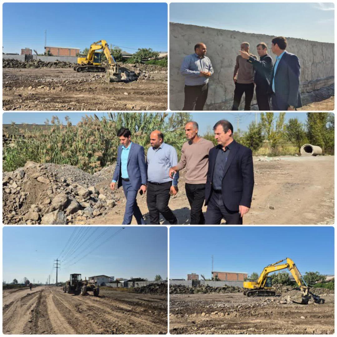 بازديد شهردار بابل از پروژه کمربندي مدافعان حرم