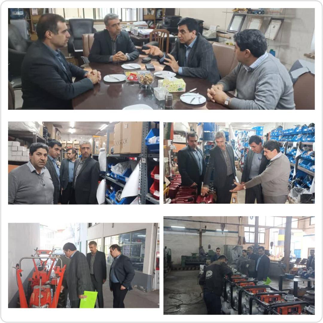 بازديد مدير جهاد کشاورزي بابل از خط توليد بابل ماشين در راستاي توسعه مکانيزاسيون