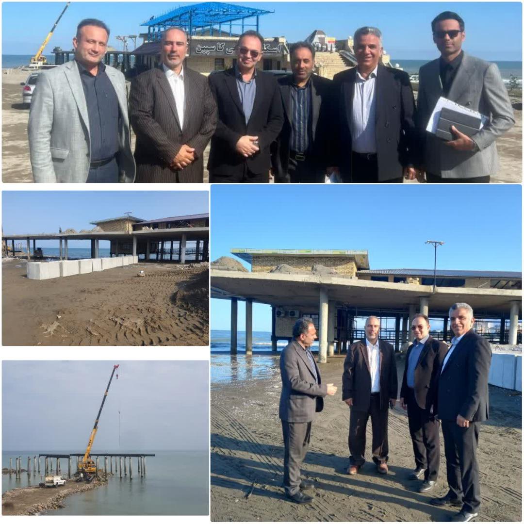 رونق گردشگري و شيلات در تنکابن؛ بازديد ميداني مسئولان از پروژه‌هاي کليدي