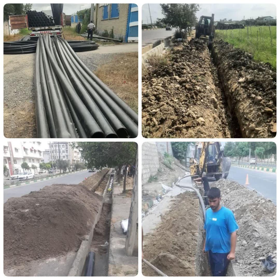 اصلاح شبکه توزيع آب آشاميدني شهر بابل با هدف افزايش ظرفيت و کاهش هدررفت