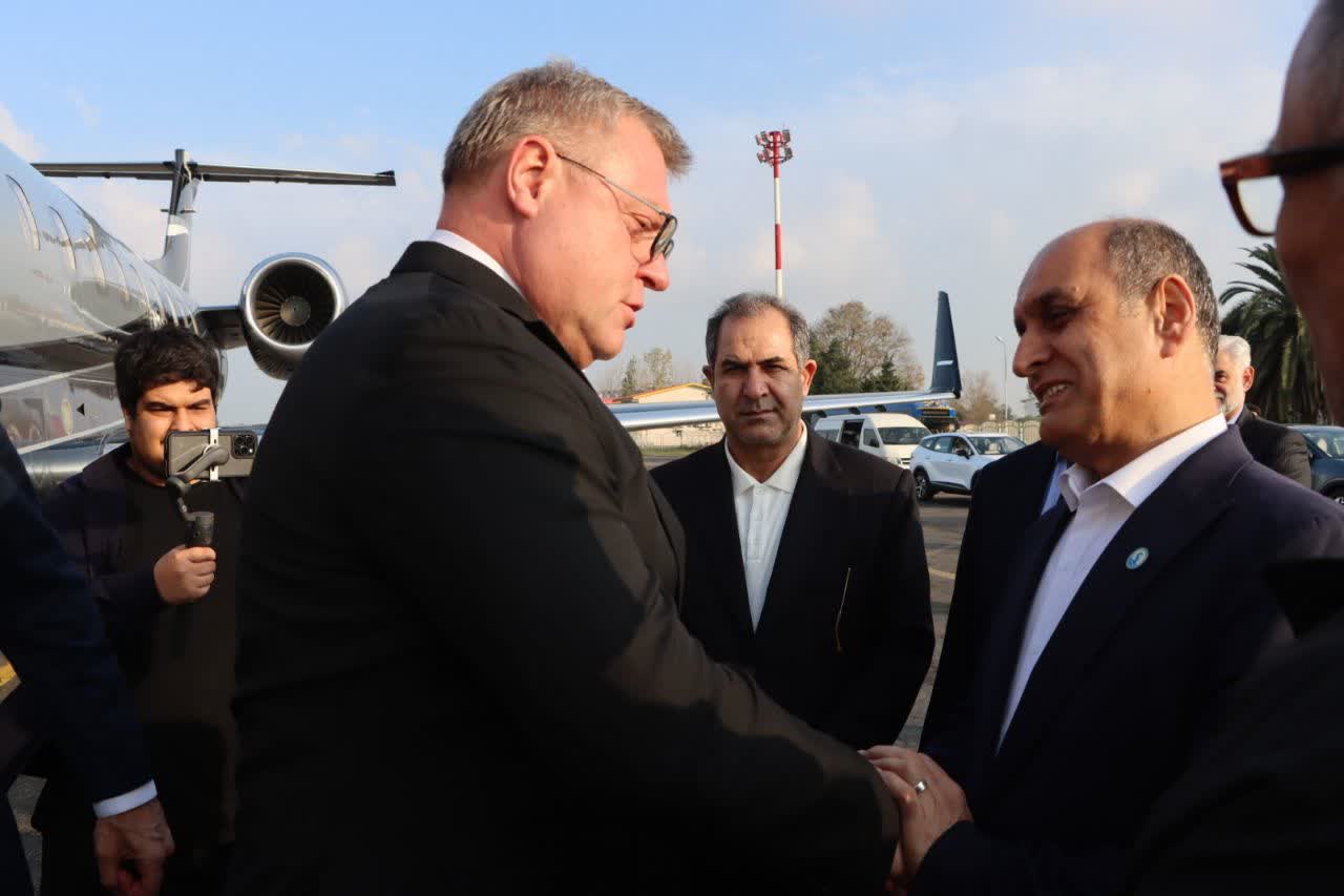 استاندار آستراخان روسيه وارد گيلان‌ شد