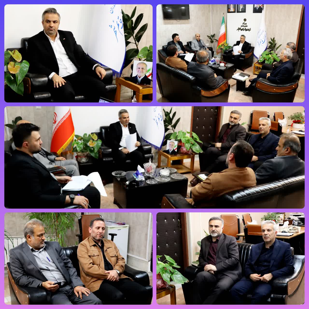 بررسي مصوبات شوراهاي اسلامي قائم‌شهر و ارطه در جلسه هيأت تطبيق به رياست فرماندار شهرستان قائم شهر