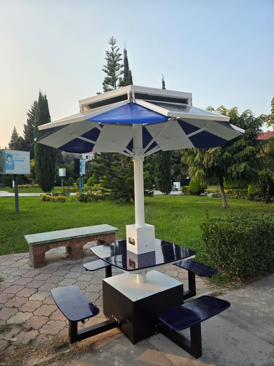 راه‌اندازي نخستين نيمکت خورشيدي در دانشگاه صنعتي نوشيرواني بابل