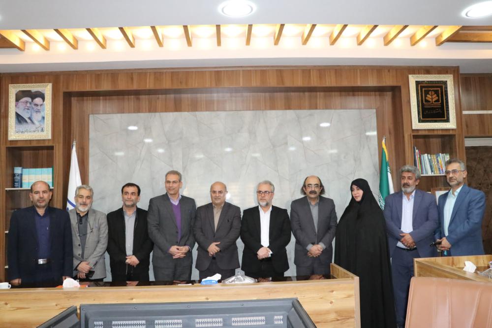 ديدار مدير کل سازمان صدا و سيماي مرکز مازندران با رييس دانشگاه مازندران